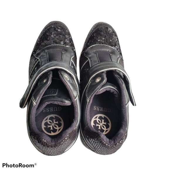 GUESS Women's LUKKA Wedge Sneakers - Picture 4 of 6